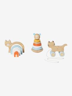 Idées cadeaux bébés et enfants-Jouet-Set de 3 jouets en bambou