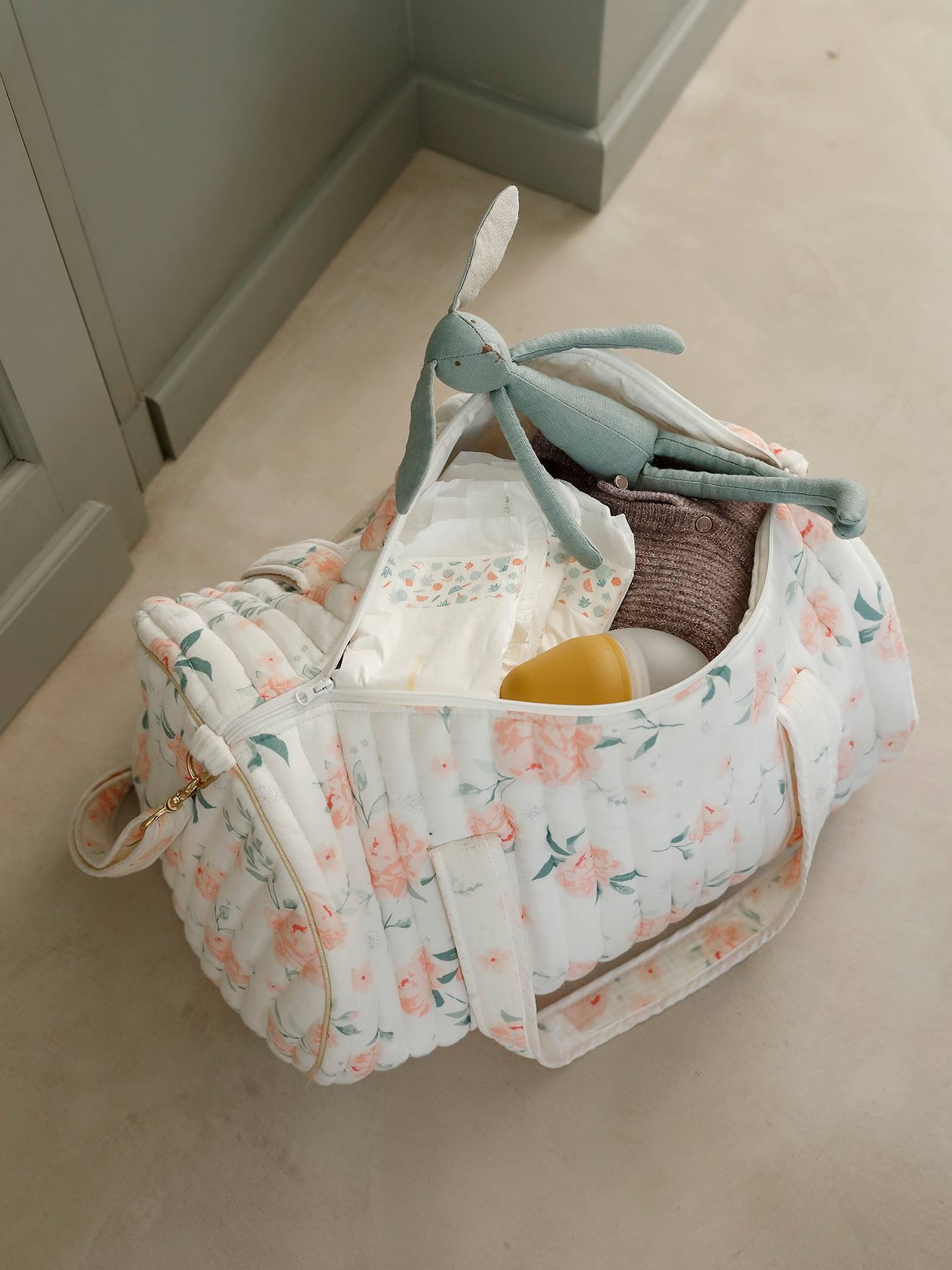 Sac a langer bebe rose hot sale