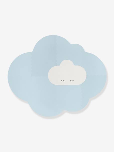 Tapis d'éveil Nuage Large - QUUT BLEU CIEL+GRIS PERLE+ROSE POUDRE+VERT MENTHE 6 - vertbaudet enfant 