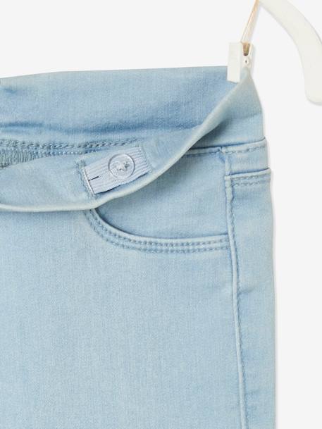 Tregging Basics en denim 'waterless' fille denim bleached+denim brut 8 - vertbaudet enfant 