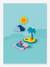 Puzzle de bain Friends - QUUT bleu+BLEU+BLEU+BLEU+BLEU 24 - vertbaudet enfant 