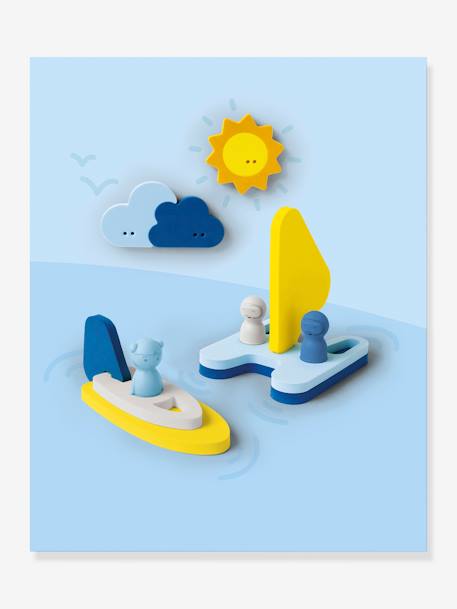 Puzzle de bain Friends - QUUT bleu+BLEU+BLEU+BLEU+BLEU 6 - vertbaudet enfant 