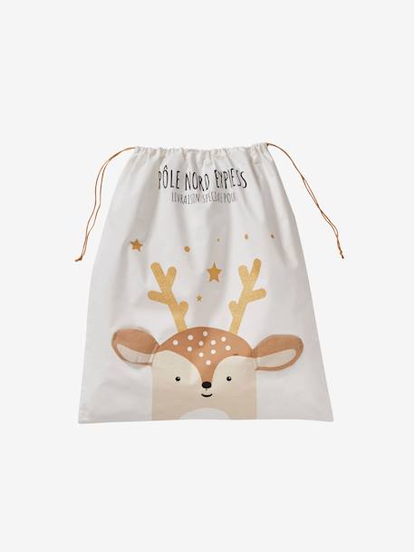 Sac à jouets personnalisable Renne Ecru 8 - vertbaudet enfant 