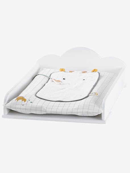 Plan à langer universel 52 cm Nuage blanc 1 - vertbaudet enfant 