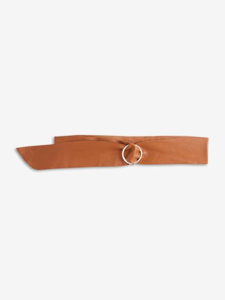 Ceinture maternité en cuir camel 3 - vertbaudet enfant 