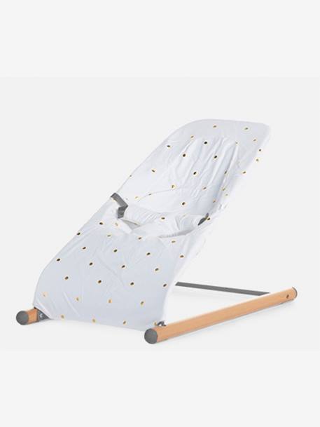 Housse Evolux Bouncer Childhome GOLD DOTS+GRIS+LEOPARD 1 - vertbaudet enfant 