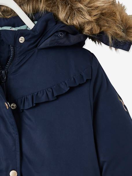 Parka 3 en 1 fille hiver encre 10 - vertbaudet enfant 