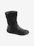 Mi-bottes cuir fille noir 1 - vertbaudet enfant 