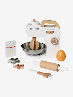 Jouet-Robot batteur + set pâtisserie en bois FSC®