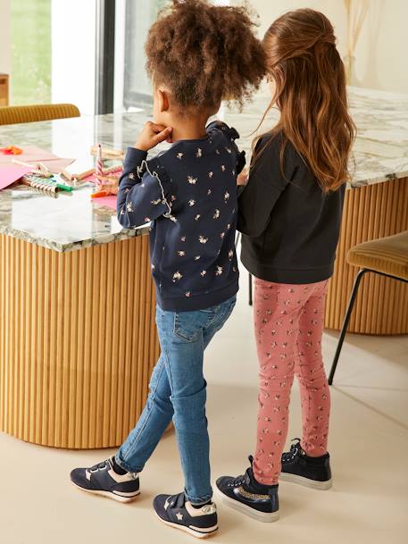 Jean slim MorphologiK 'waterless' fille tour de hanches FIN avec usures Brut+denim black+stone 15 - vertbaudet enfant 