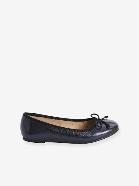 Ballerines irisées fille Bleu marine métallisé+dark silver+Orchidée 5 - vertbaudet enfant 