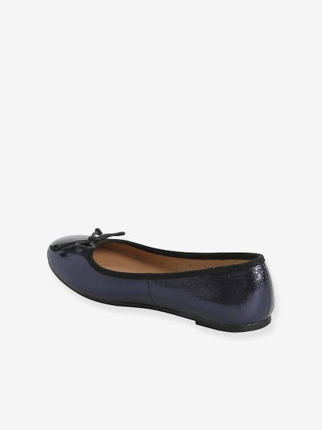 Ballerines irisées fille Bleu marine métallisé+dark silver+Orchidée 7 - vertbaudet enfant 