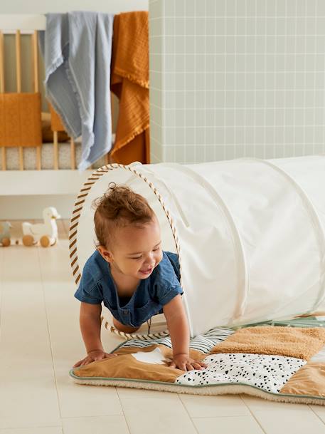 Tunnel de jeu en tissu écru 2 - vertbaudet enfant 