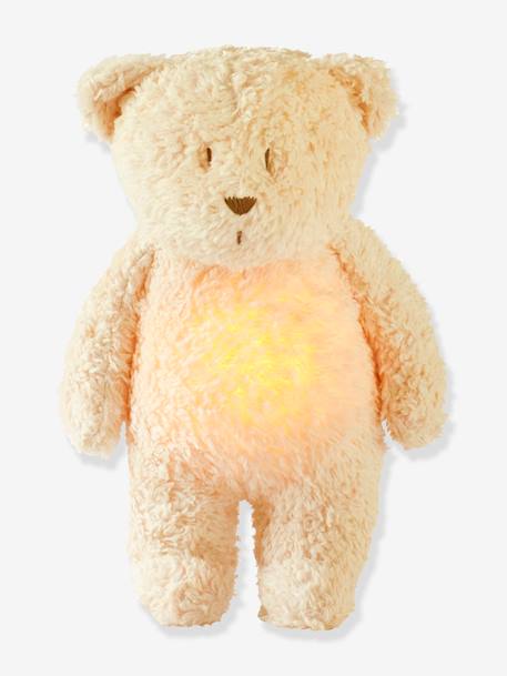 Veilleuse peluche MOONIE Ourson en coton bio* Beige cappuccino+Beige sable 2 - vertbaudet enfant 