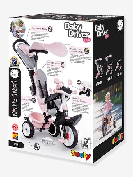 Tricycle Baby Driver plus - SMOBY ROSE 2 - vertbaudet enfant 