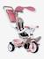 Tricycle Baby Balade plus - SMOBY BLEU CIEL+ROSE 12 - vertbaudet enfant 