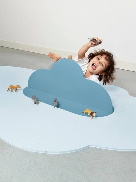 Tapis d'éveil Nuage Large - QUUT BLEU CIEL+GRIS PERLE+ROSE POUDRE+VERT MENTHE 3 - vertbaudet enfant 