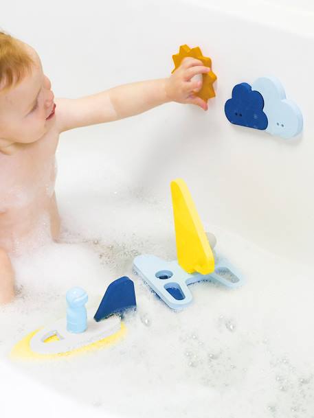 Puzzle de bain Friends - QUUT bleu+BLEU+BLEU+BLEU+BLEU 8 - vertbaudet enfant 