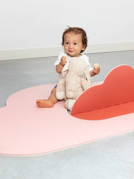 Tapis d'éveil Nuage Small - QUUT BLEU CIEL+GRIS PERLE+ROSE POUDRE 19 - vertbaudet enfant 