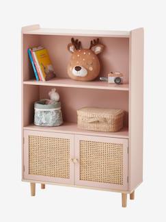 Etagère Montessori Rose avec banc 5 cases de rangement meuble enfant - Ciel  & terre