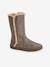 Bottes fourrées fille taupe irisé 1 - vertbaudet enfant 