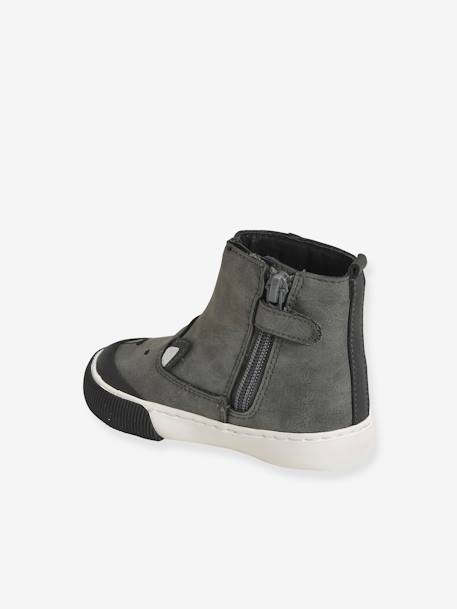 Boots fantaisie zippées bébé garçon gris 3 - vertbaudet enfant 