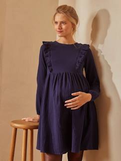 Robe gaze de coton de grossesse et d'allaitement  - vertbaudet enfant