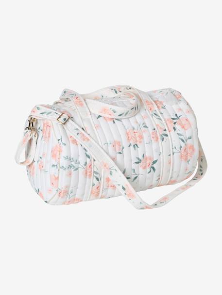 Sac à langer Baby Roll en gaze de coton eau de rose+ivoire imprimé 4 - vertbaudet enfant 