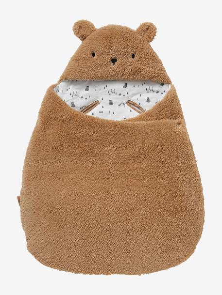 Nid d'ange transformable en peluche Ourson beige+écru+gris souris 8 - vertbaudet enfant 