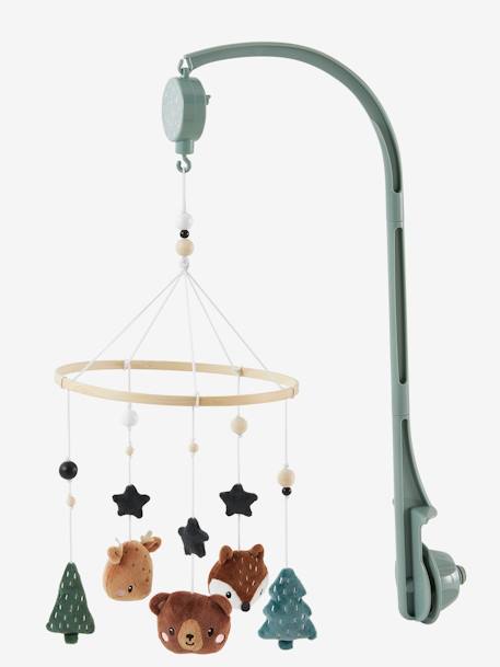 Mobile musical GREEN FOREST beige / multicolore 2 - vertbaudet enfant 