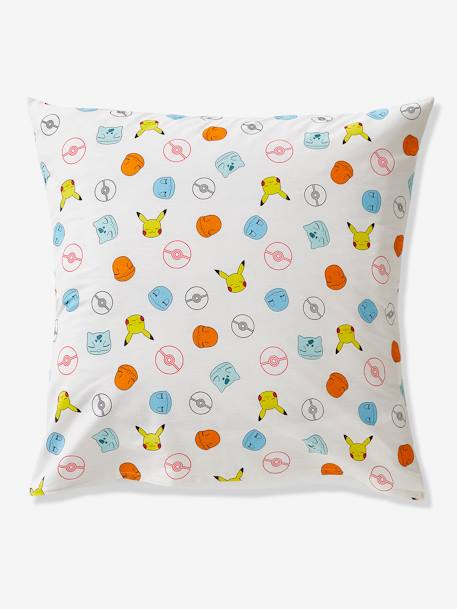 Parure housse de couette + taie d'oreiller enfant Pokemon® Blanc AOP 2 - vertbaudet enfant 