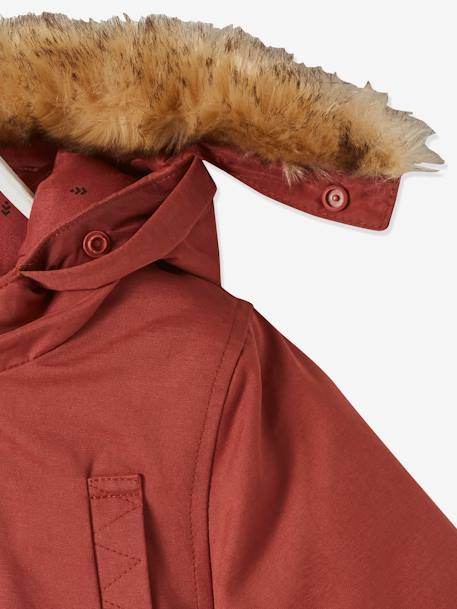 Parka à capuche bébé garçon terracotta 5 - vertbaudet enfant 