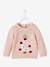 Pull de Noël bébé sapin et pompons rose pâle 1 - vertbaudet enfant 