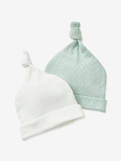 Bonnet naissance coton Mon bébé d'amour blanc Les chatounets - Les bébés du  bonheur