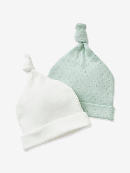 Bébé-Lot de 2 bonnets bébé