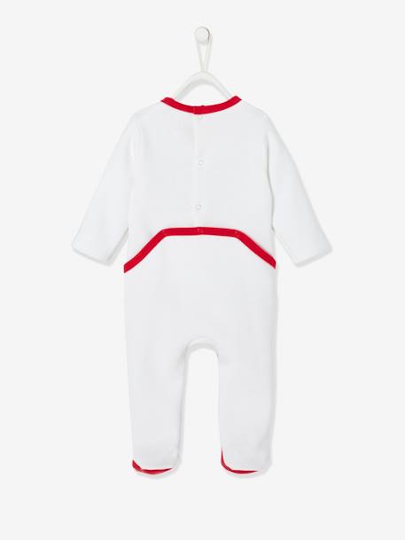 Pyjama noël bébé fille Disney® Minnie Blanc / rouge 2 - vertbaudet enfant 