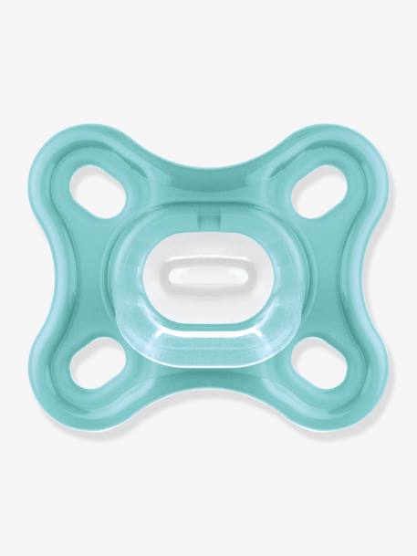 Lot de 2 sucettes nouveau-né en silicone MAM Comfort Bleu + vert 3 - vertbaudet enfant 