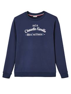 Sweat femme notre Chouette Famille collection capsule vertbaudet fabrication française  - vertbaudet enfant