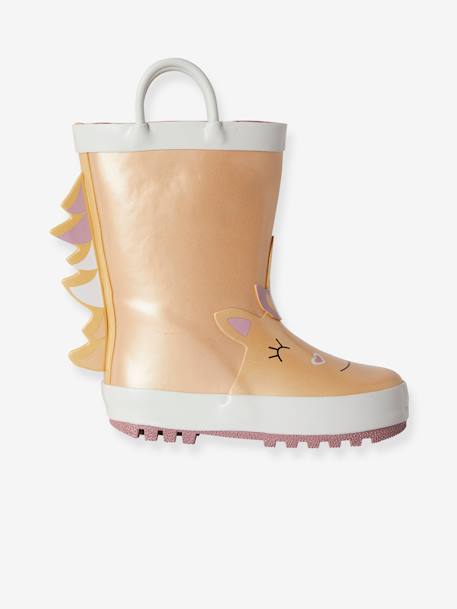 Bottes de pluie licorne fille collection maternelle mordoré 2 - vertbaudet enfant 