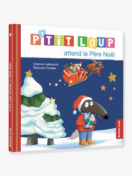 Livre P'tit Loup attend le Père Noël - AUZOU BLANC 1 - vertbaudet enfant 