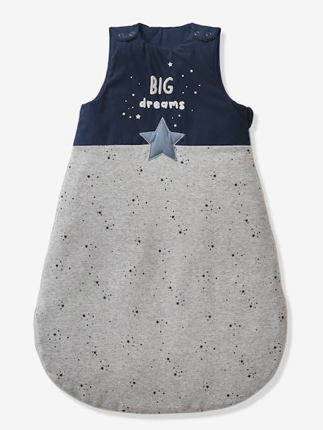 Gigoteuse sans manches BIG DREAMS marine / gris chiné 1 - vertbaudet enfant 