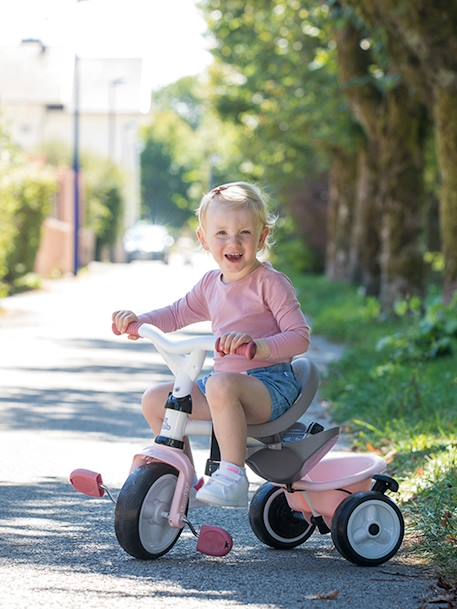 Tricycle Baby Balade plus - SMOBY BLEU CIEL+ROSE 21 - vertbaudet enfant 