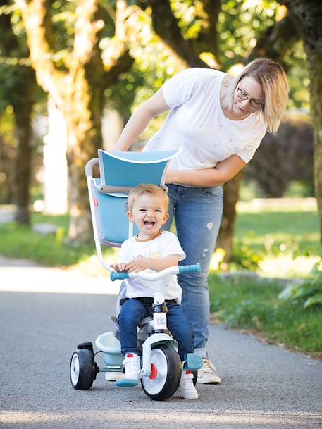 Tricycle Baby Balade plus - SMOBY BLEU CIEL 9 - vertbaudet enfant 