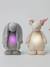 Veilleuse peluche MOONIE Lapin Crème+Crème/rose+Gris clair+rose 7 - vertbaudet enfant 