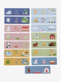 Idées cadeaux bébés et enfants-Puzzle d'association trio - Les animaux