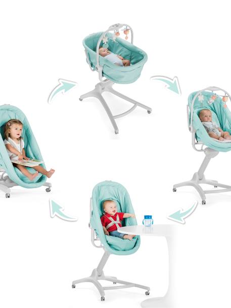 Berceau évolutif CHICCO Baby Hug 4 in 1 AQUARELLE+glacial 15 - vertbaudet enfant 