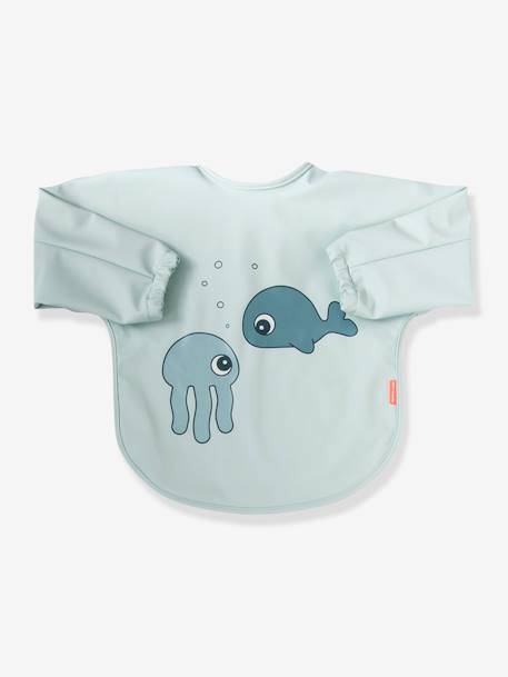 Bavoir manches longues DONE BY DEER Sea Friends BLEU 1 - vertbaudet enfant 