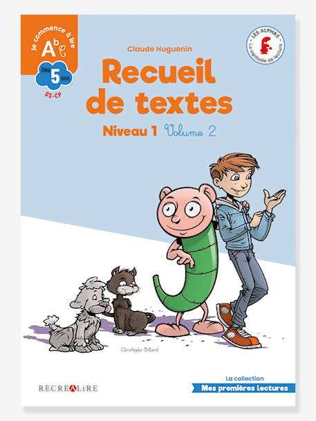 Livre Recueil de textes Alphas Niveau 1 Volume 2 - RÉCRÉALIRE MULTICOLORE 1 - vertbaudet enfant 