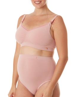 Vêtements de grossesse-Lingerie-Culotte haute de grossesse sans couture Organic CACHE COEUR