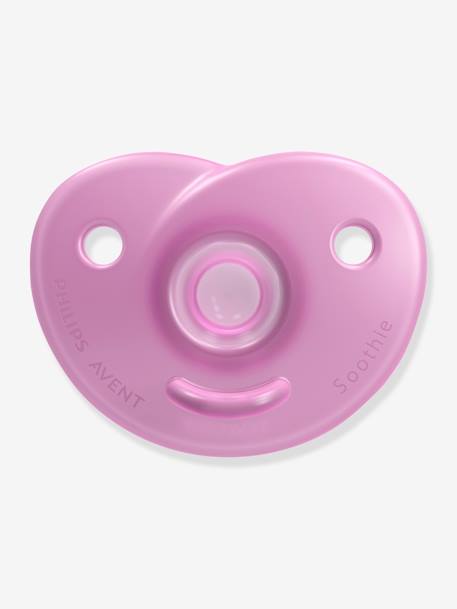 Lot de 2 sucettes nouveau-né Philips AVENT Soothie Cœur Bleu clair + bleu+Rose pâle + rose framboise 21 - vertbaudet enfant 